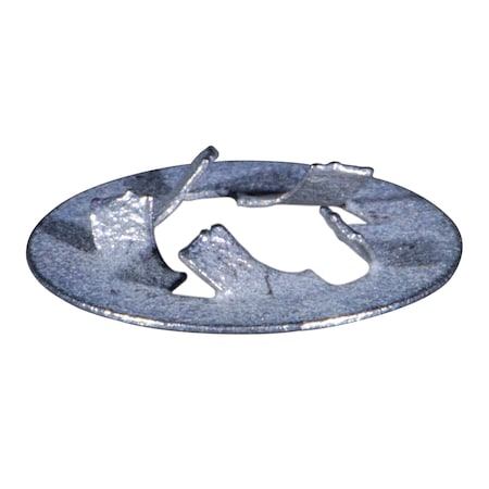 Midwest Fastener 6.3mm x 13mm Zinc Plated Steel Push Nut Bolt Retainers 15PK 933606